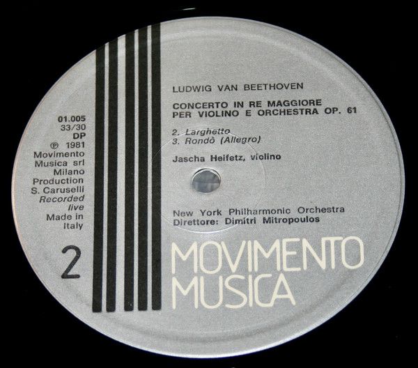 Movimento Musica 01.005 - Ludwig van Beethoven, Jascha Heifetz, - Image 4