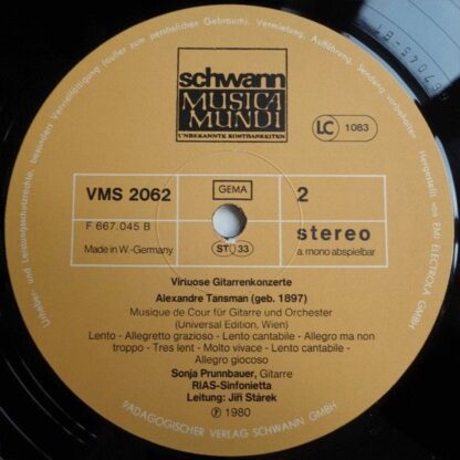 Schwann Musica Mundi VMS 2062 - Sonja Prunnbauer - Virtuose Gita - Image 4