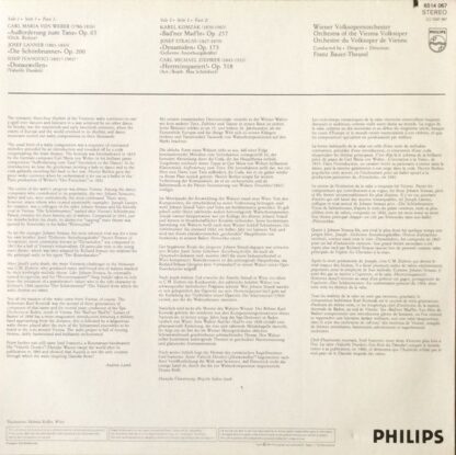 Philips 6514 067 - Wiener Volksopernorchester, Franz Bauer-Theus - Image 2