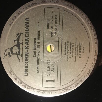 Unicorn-Kanchana KPM 7001 - Carl Nielsen, London Symphony Orches - Image 3