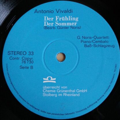 Grünenthal TST 76 730 - Antonio Vivaldi - Gestern Und Heute (Frü - Image 4