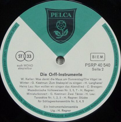 Pelca PSRP 40540 - Hermann Regner - Die Orff-Instrumente - Image 4
