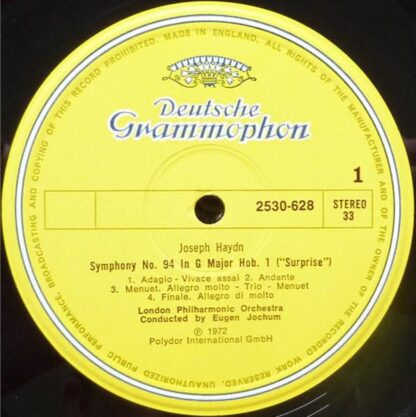 Deutsche Grammophon 2530 628 - Joseph Haydn, London Philharmonic - Image 3