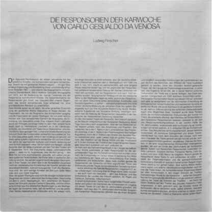 Archiv Produktion 2723 062 - Carlo Gesualdo, Escolanía De Montse - Image 12