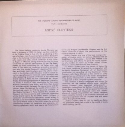 М10-42879-82 - André Cluytens - Дирижер - Image 4