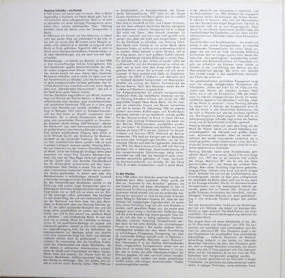 Thorofon MTH 199 - Hanning Schröder - Berliner Komponistenporträ - Image 3