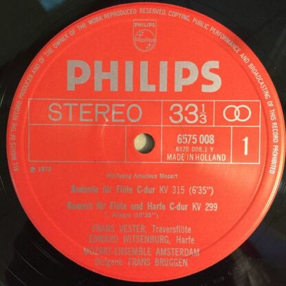 Philips 6775 004 - Wolfgang Amadeus Mozart, Frans Vester, Edward - Image 5