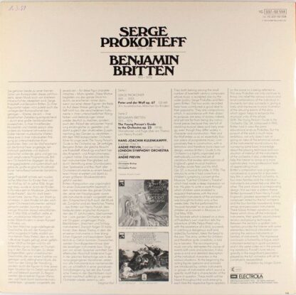 His Master's Voice 1C 037-02 558 - Sergei Prokofiev, Benjamin Br - Image 2