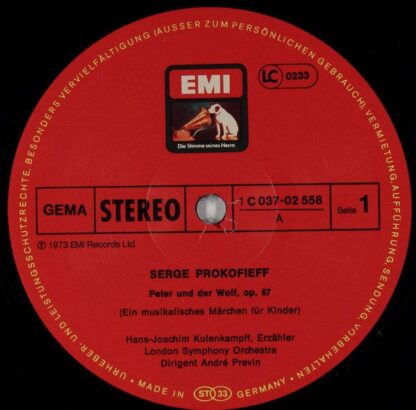 His Master's Voice 1C 037-02 558 - Sergei Prokofiev, Benjamin Br - Image 3