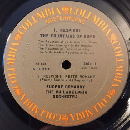 Columbia Masterworks MS 6587 - Ottorino Respighi, Eugene Ormandy - Image 3