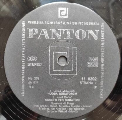 Panton 11 0392 - Lukáš Matoušek, Josef Boháč, Václav Kučera, Son - Image 3