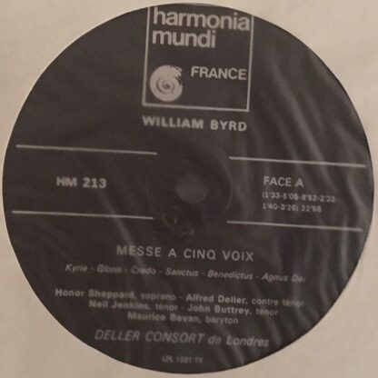 Harmonia Mundi HM 211/213 - William Byrd, Deller Consort - The C - Image 8