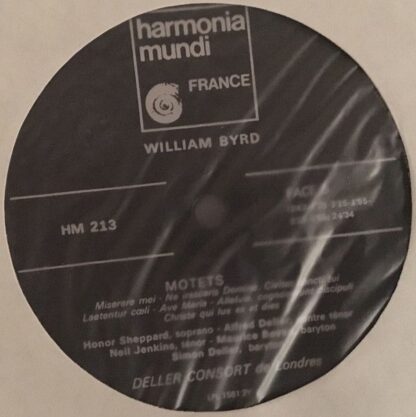 Harmonia Mundi HM 211/213 - William Byrd, Deller Consort - The C - Image 9