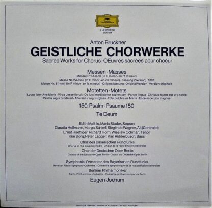Deutsche Grammophon 2720 054 - Anton Bruckner, Eugen Jochum - Ge - Image 19