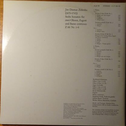 Eterna 8 27 962-63 - Jan Dismas Zelenka, Burkhard Glaetzner, Ing - Image 4