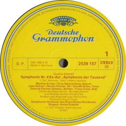 Deutsche Grammophon 2726 053 - Gustav Mahler, Symphonie-Orcheste - Image 2