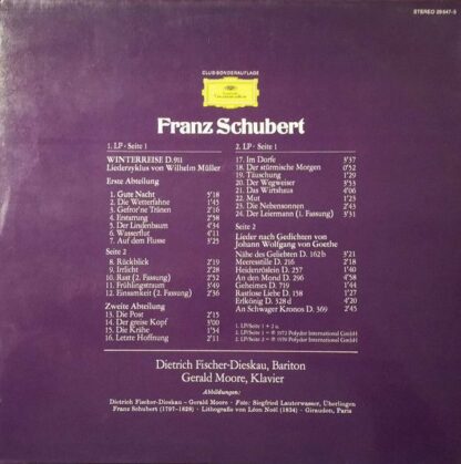 Deutsche Grammophon 29 647-5 - Franz Schubert, Dietrich Fischer- - Image 4