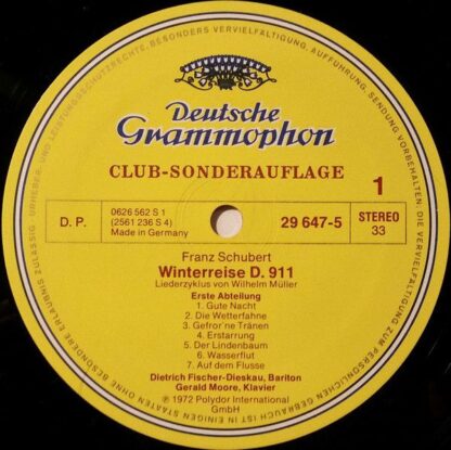 Deutsche Grammophon 29 647-5 - Franz Schubert, Dietrich Fischer- - Image 5