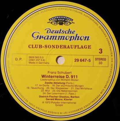 Deutsche Grammophon 29 647-5 - Franz Schubert, Dietrich Fischer- - Image 7