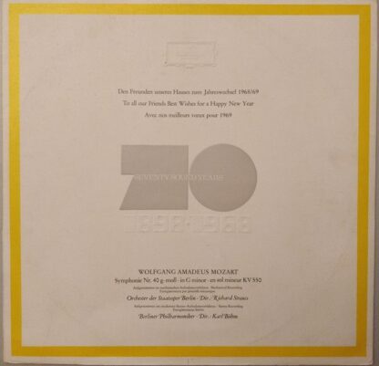 Deutsche Grammophon 642 010 - Wolfgang Amadeus Mozart, Richard S