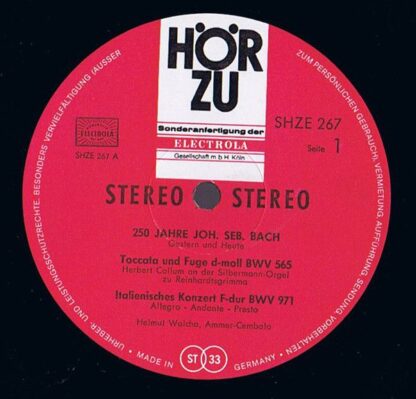 HÖR ZU SHZE 267 - Johann Sebastian Bach - 250 Jahre Joh. Seb. Ba - Image 3