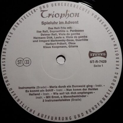 Triophon ST-R-7429 - Das Reil-Trio - Spieluhr Im Advent - Image 2