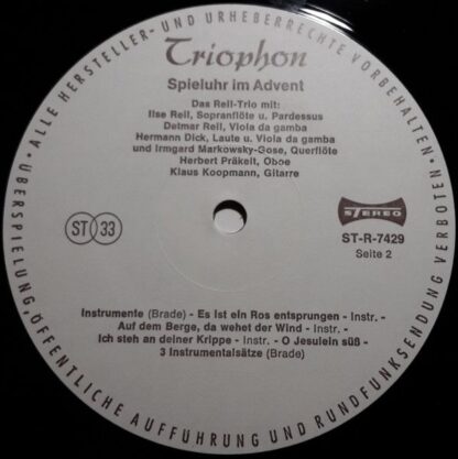 Triophon ST-R-7429 - Das Reil-Trio - Spieluhr Im Advent - Image 3