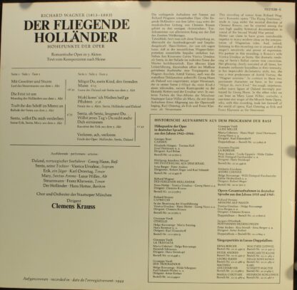 BASF 10 21538-5 - Richard Wagner - Der Fliegende Hollander - Höh - Image 2