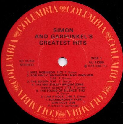 Columbia KC 31350 - Simon & Garfunkel - Simon And Garfunkel's Gr - Image 3