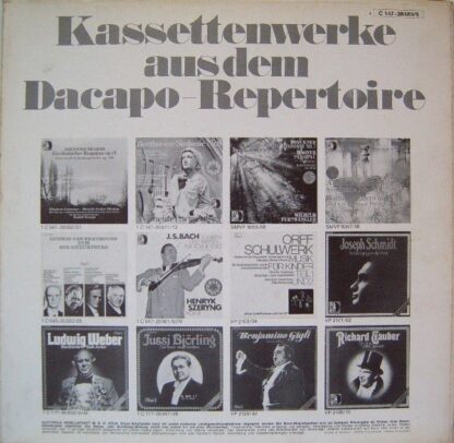 Dacapo 1C 147-28 583/5 - Johann Sebastian Bach, Agnes Giebel, Ma - Image 2