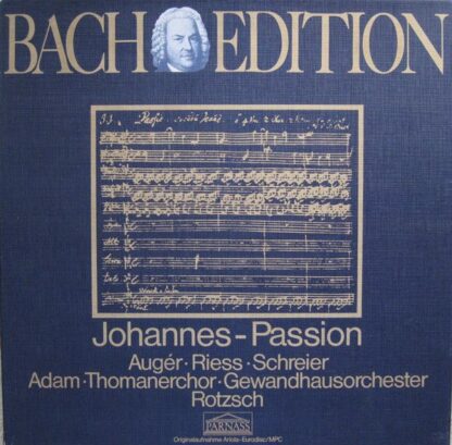 Parnass 65 758 5 - Johann Sebastian Bach, Arleen Auger, Heidi Ri