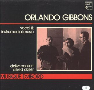 harmonia mundi France HMA 55219 - Orlando Gibbons, Deller Consor