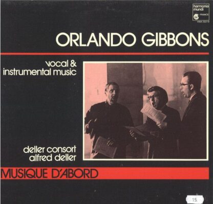 harmonia mundi France HMA 55219 - Orlando Gibbons, Deller Consor