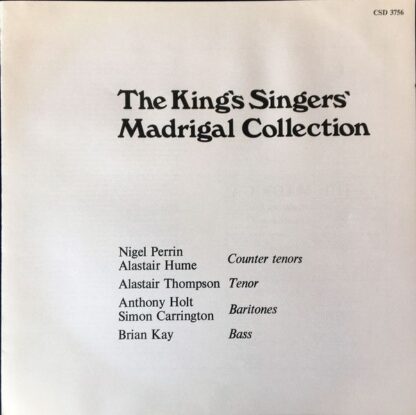 His Master's Voice CSD 3756 - The King's Singers - Madrigal Coll - Image 5