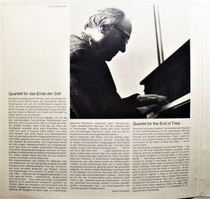 Deutsche Harmonia Mundi 1 C 065-99 711 Q - Olivier Messiaen, Sas - Image 2