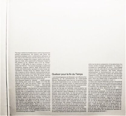Deutsche Harmonia Mundi 1 C 065-99 711 Q - Olivier Messiaen, Sas - Image 3