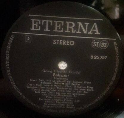 Eterna 8 26 757 - Georg Friedrich Händel - Belsazar - Image 4