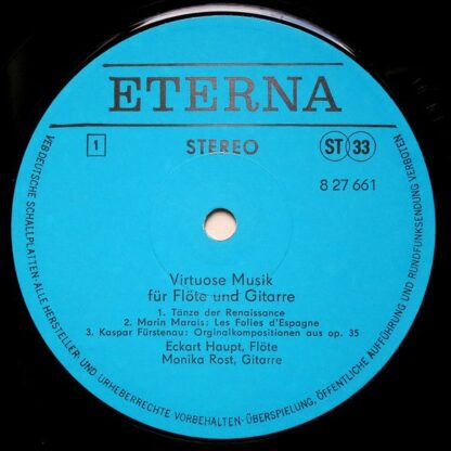 Eterna 8 27 661 - Eckart Haupt, Monika Rost - Virtuose Musik Für - Image 3