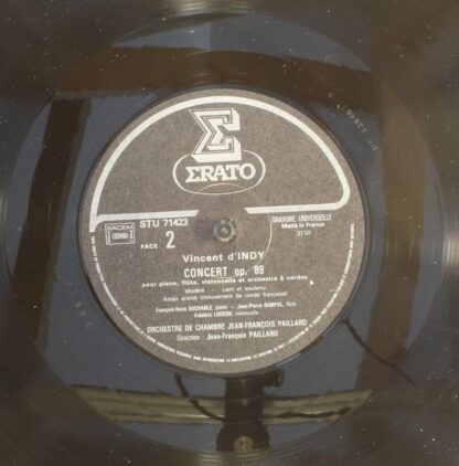 Erato STU 71423 - Vincent d'Indy, Orchestre De Chambre Jean-Fran - Image 6