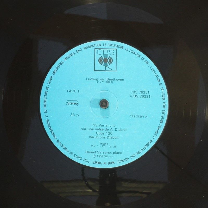 CBS France 79231 - Daniel Varsano, Johann Sebastian Bach, Ludwig - Image 3