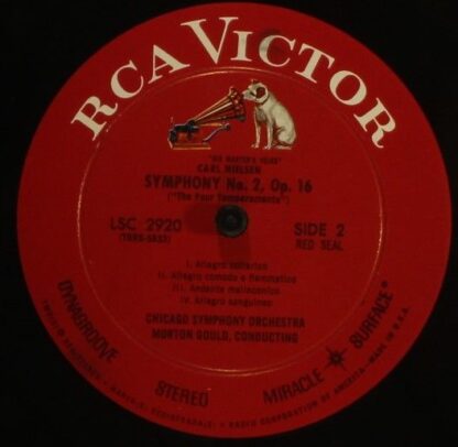 RCA Victor Red Seal LSC-2920 - Carl Nielsen, Benny Goodman, Mort - Image 4