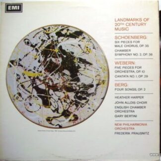 His Master's Voice ASD 2349 - Arnold Schoenberg,Anton Webern,Alb