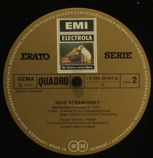 EMI 1C 065-28347Q - Igor Stravinsky, Alain Lombard, Orchestre Ph - Image 4