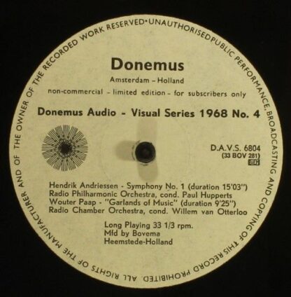 Donemus DAVS 6804 - Hendrik Andriessen, Wouter Paap, Anthon van - Image 4