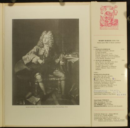 ARION ARN 38531 - Marin Marais, Jean-Claude Veilhan, Ellen Maser - Image 2