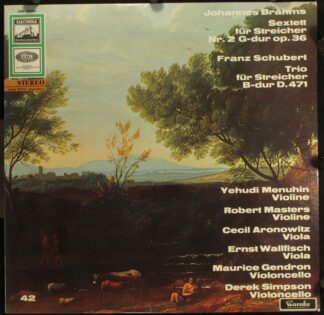 Electrola SME 80 903 - Yehudi Menuhin,Robert Masters (2),Cecil A