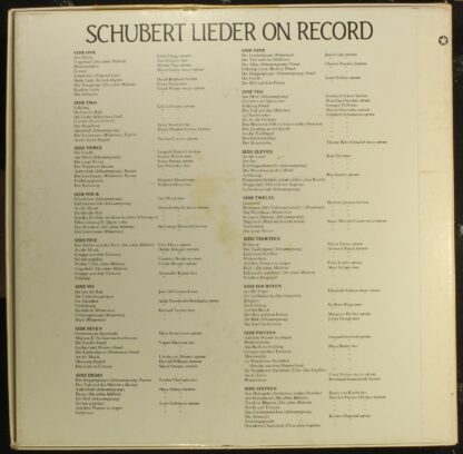 His Master's Voice RLS 766 - Franz Schubert - Schubert Lieder on - Image 2