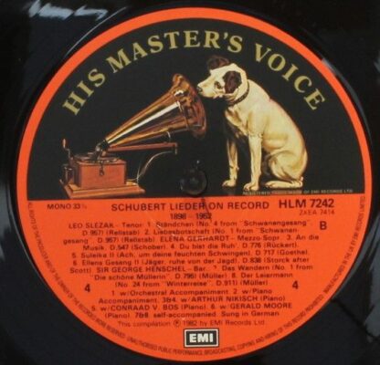His Master's Voice RLS 766 - Franz Schubert - Schubert Lieder on - Image 7