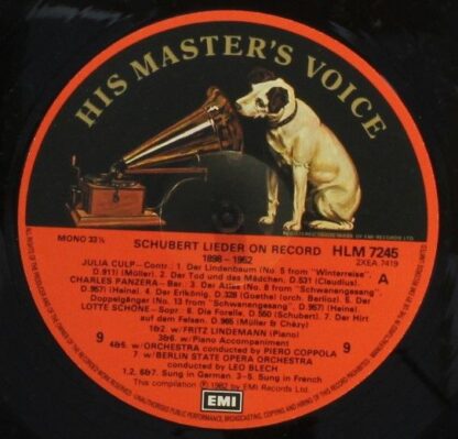 His Master's Voice RLS 766 - Franz Schubert - Schubert Lieder on - Image 12