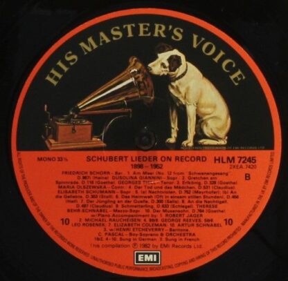 His Master's Voice RLS 766 - Franz Schubert - Schubert Lieder on - Image 13